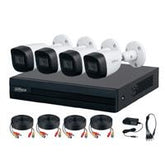 KIT 4 CANALES DAHUA 2 MEGAPIXELES AUDIO, DVR COOPER-I WIZSENSE CON IA, H.265+, 4 CAMARAS METALICAS MICROFONO INTEGRADO, 4 CANALES+ 1 IP O HASTA 5 CH IP, 4 CH SMD PLUS